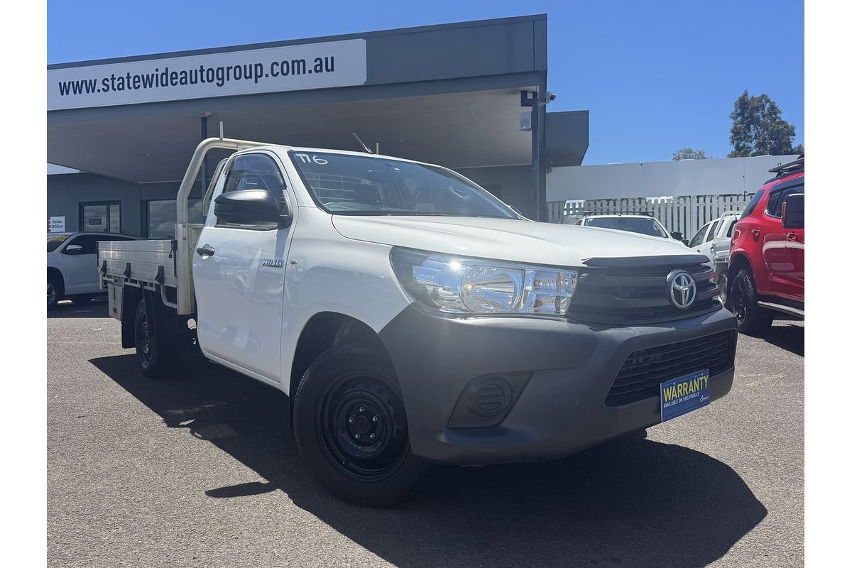 2018 Toyota Hilux Workmate TGN121R Rear Wheel Drive