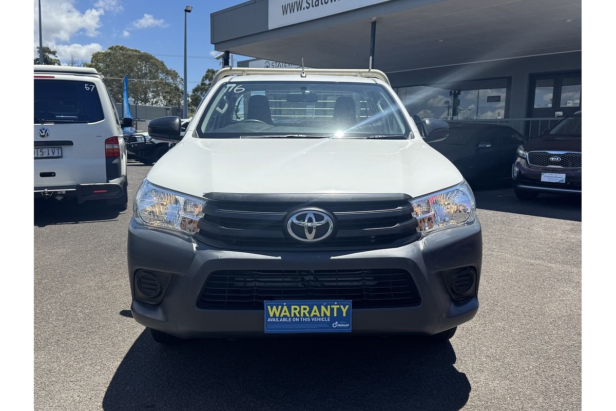 2018 Toyota Hilux Workmate TGN121R Rear Wheel Drive