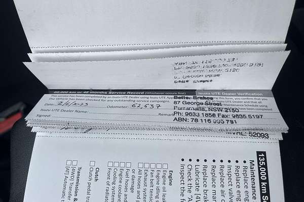 2021 Isuzu D-MAX SX High Ride Rear Wheel Drive