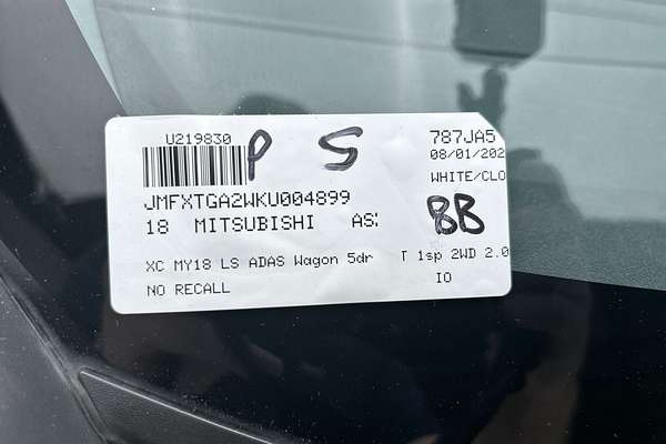 2018 Mitsubishi ASX LS ADAS XC