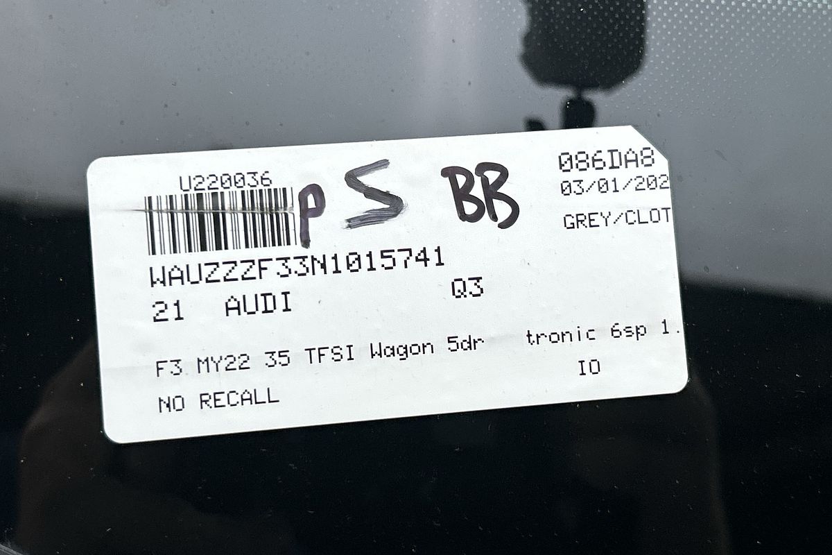 2021 Audi Q3 35 TFSI F3