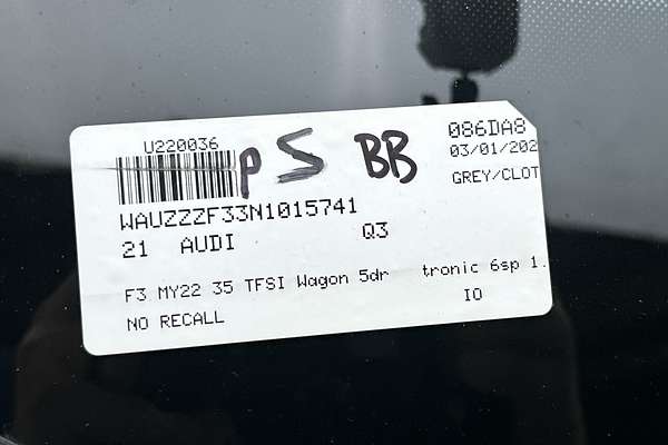 2021 Audi Q3 35 TFSI F3