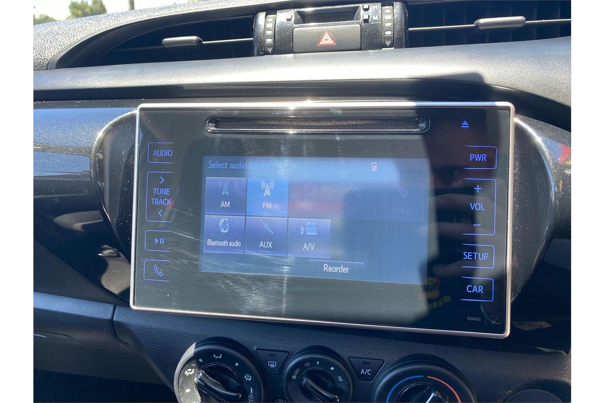 2017 Toyota Hilux Workmate TGN121R Rear Wheel Drive