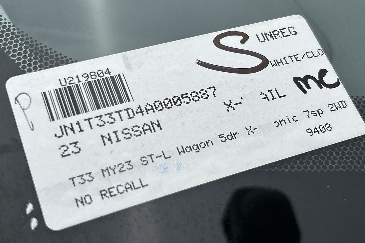 2023 Nissan X-TRAIL ST-L T33