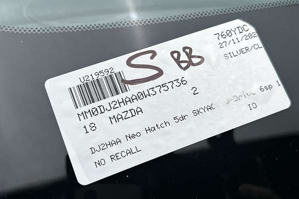 2018 Mazda 2 Neo DJ Series