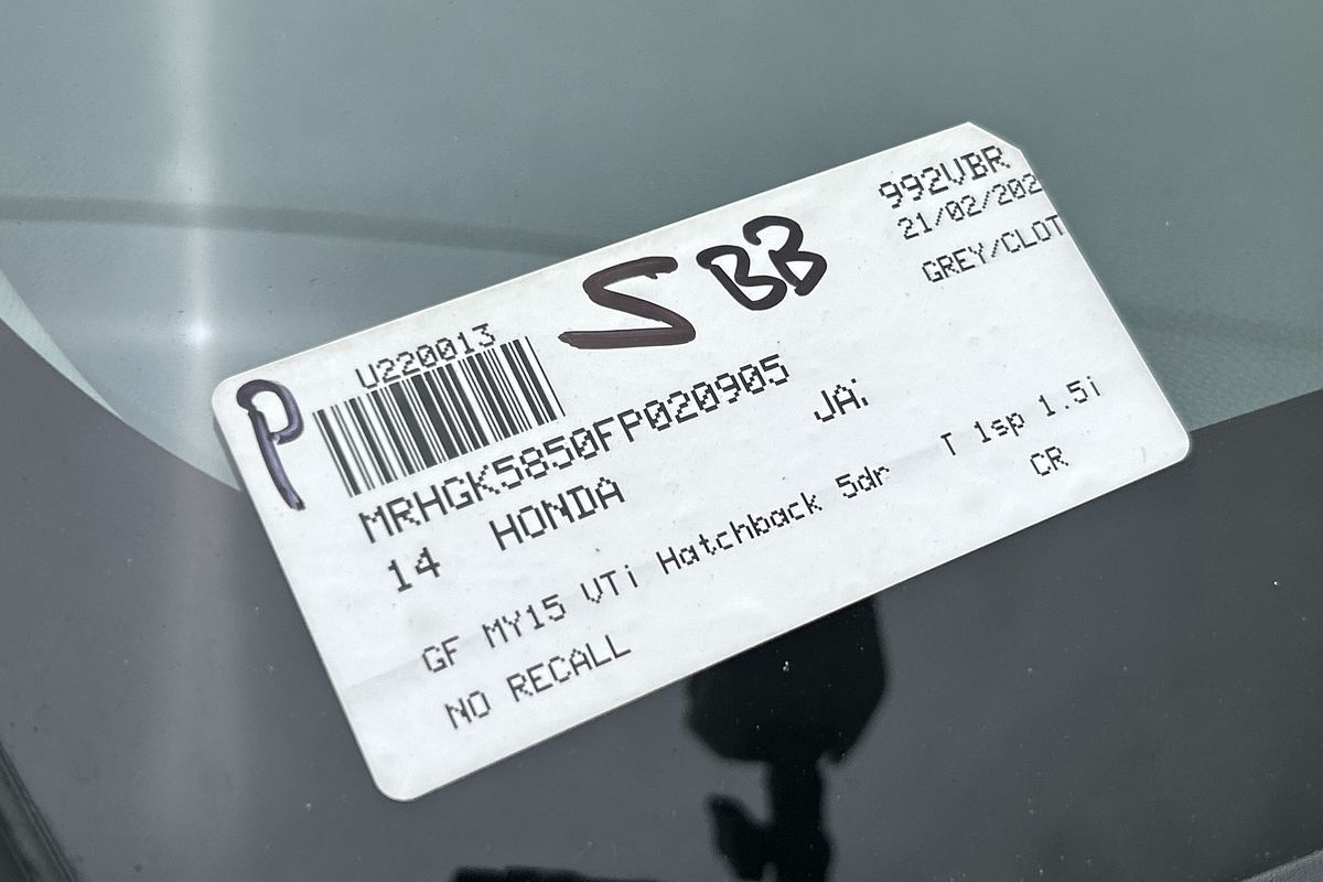 2014 Honda Jazz VTi GF