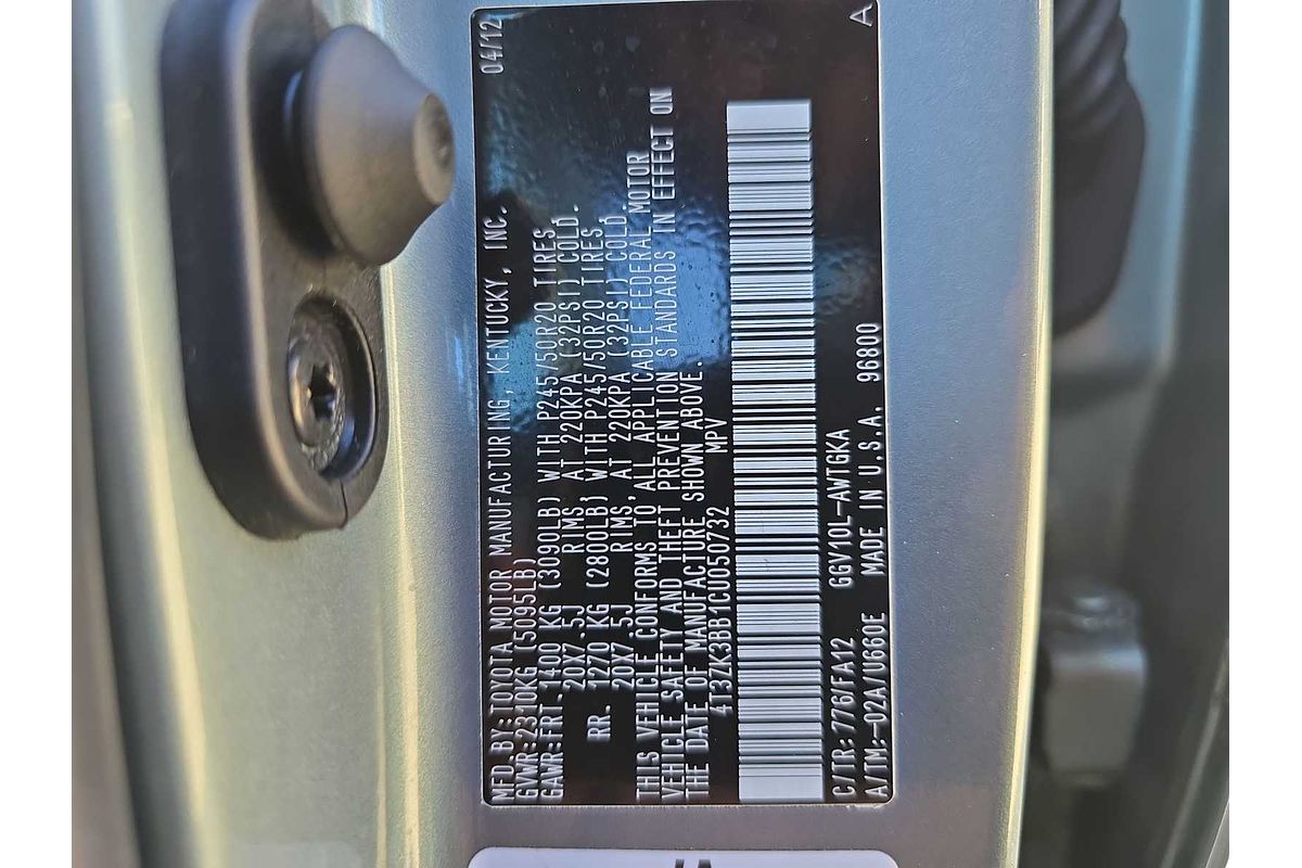 2012 Toyota Venza LE