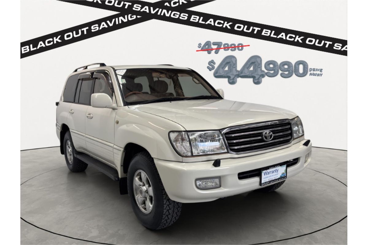 2000 Toyota Landcruiser VX Limited G Selection UZJ100
