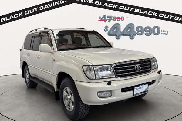 2000 Toyota Landcruiser VX Limited G Selection UZJ100