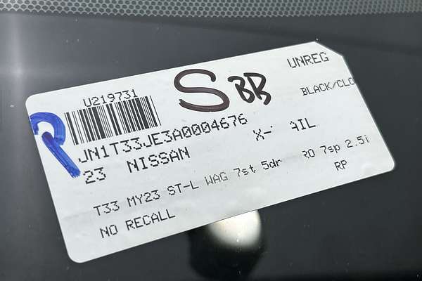 2023 Nissan X-TRAIL ST-L T33