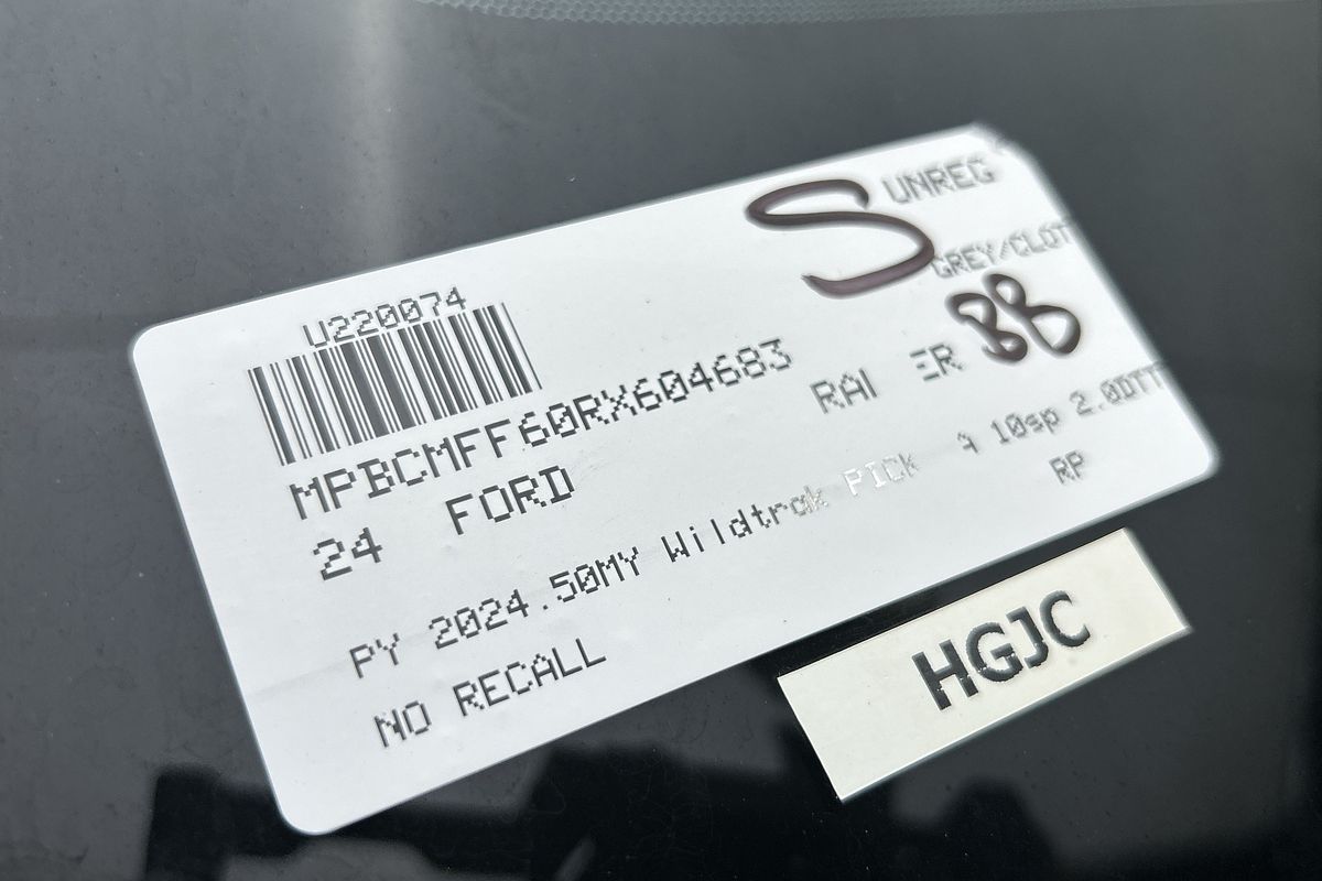 2024 Ford Ranger Wildtrak 4X4 2.0L