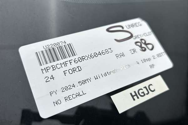 2024 Ford Ranger Wildtrak 4X4 2.0L