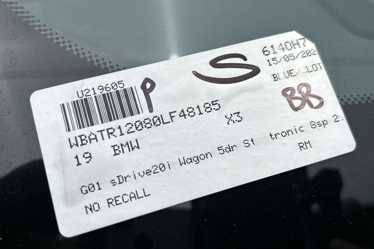 2019 BMW X3 sDrive20i G01