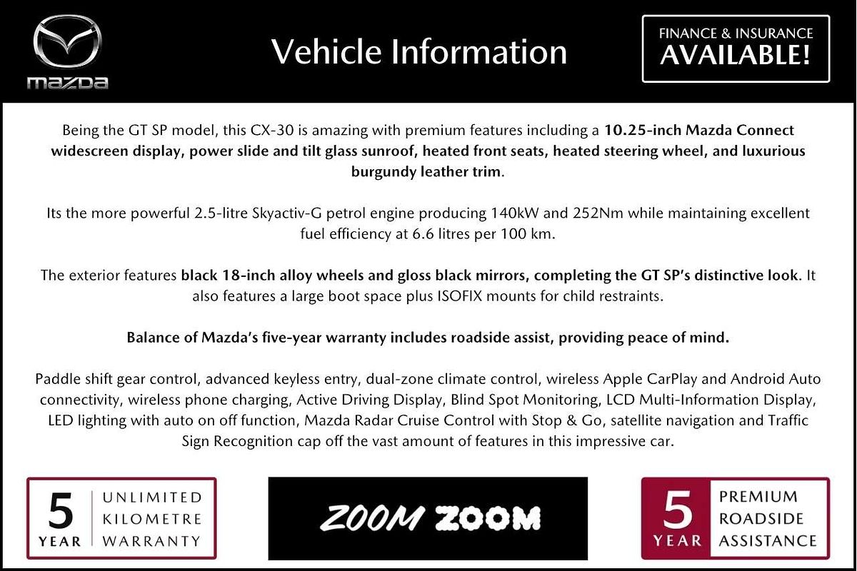 2025 Mazda CX-30 G25 GT SP DM Series
