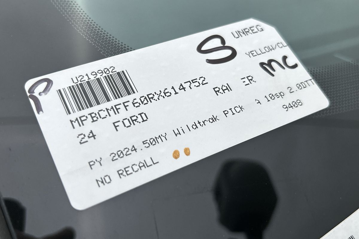 2024 Ford Ranger Wildtrak 4X4 2.0L