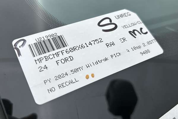 2024 Ford Ranger Wildtrak 4X4 2.0L