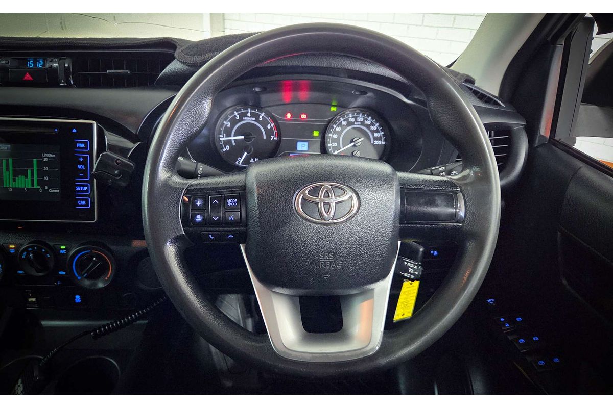 2017 Toyota Hilux Workmate TGN121R Rear Wheel Drive
