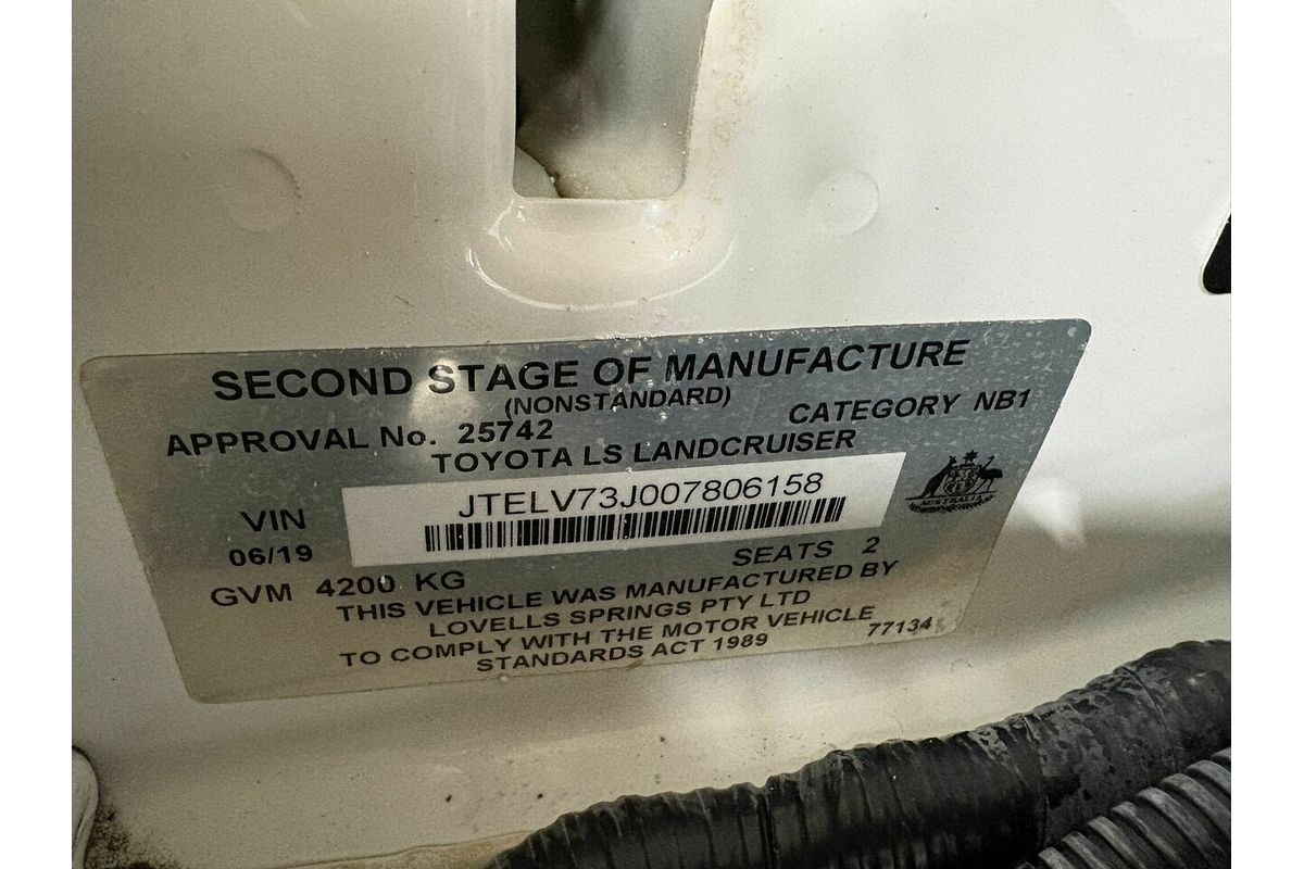2019 Toyota Landcruiser GXL VDJ79R 4X4