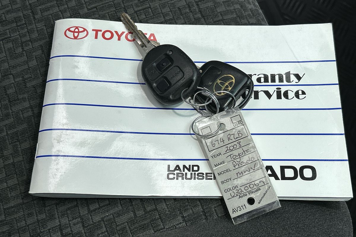 2008 Toyota Landcruiser Prado GXL KDJ120R