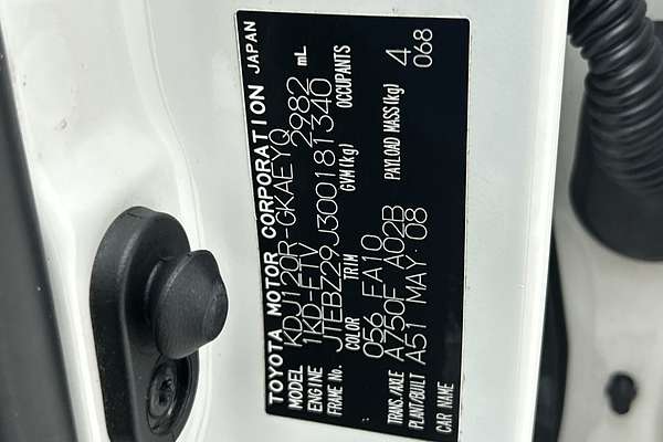 2008 Toyota Landcruiser Prado GXL KDJ120R