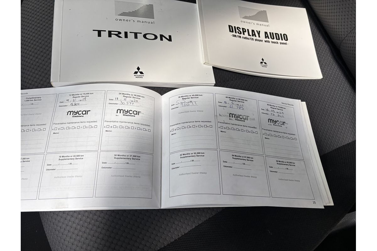 2018 Mitsubishi Triton GLX MQ Rear Wheel Drive