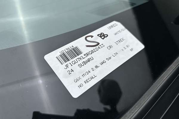 2024 Subaru Crosstrek 2.0L G6X