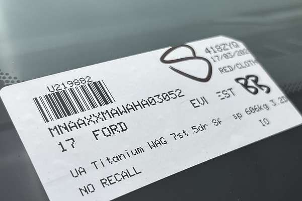 2017 Ford Everest Titanium UA 3.2L