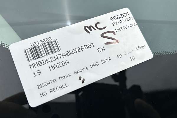 2019 Mazda CX-3 Maxx Sport DK