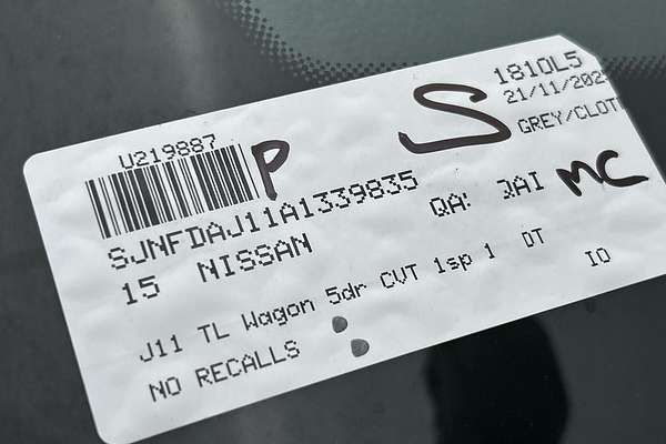 2015 Nissan QASHQAI TL J11