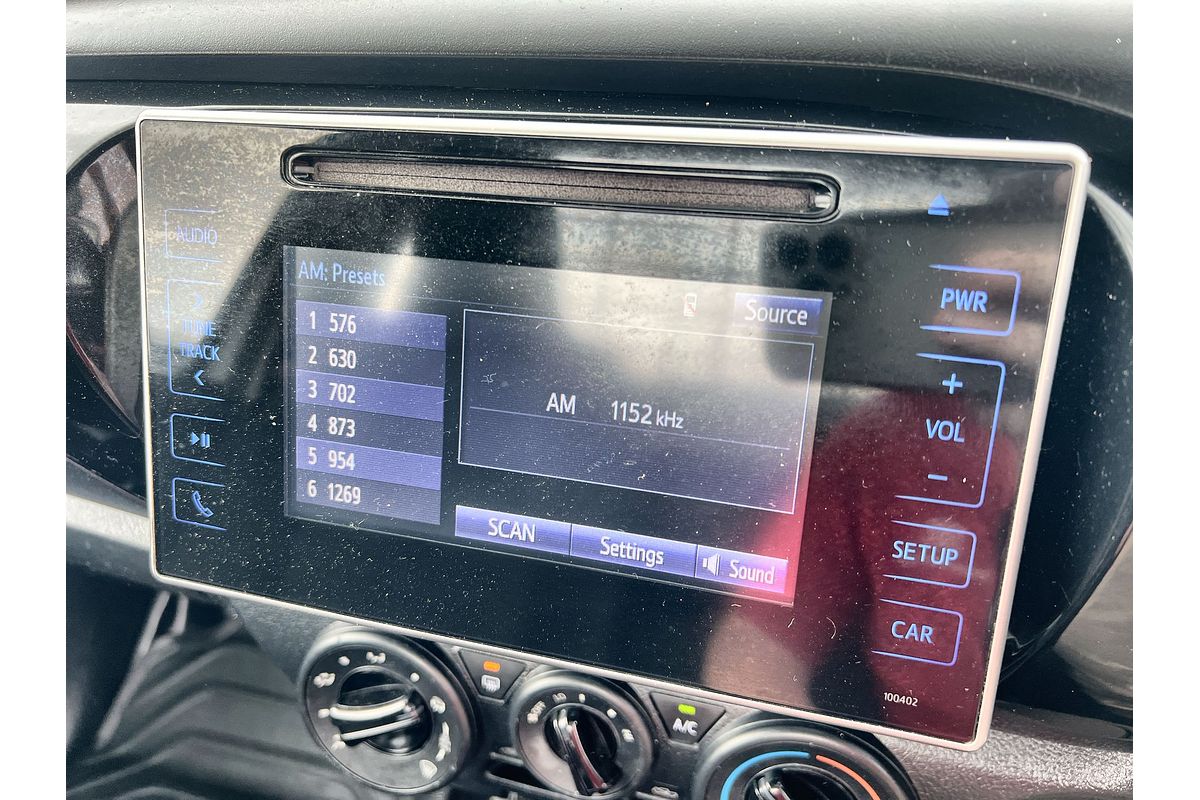 2018 Toyota Hilux Workmate TGN121R Rear Wheel Drive