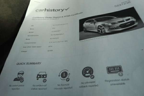 2014 Holden ClubSport R8 Tourer Gen F