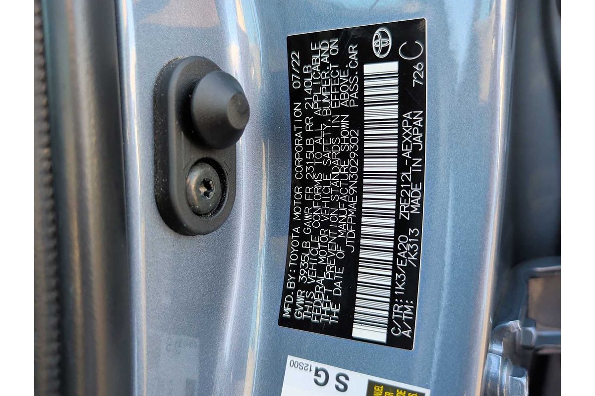 2022 Toyota Corolla XLE