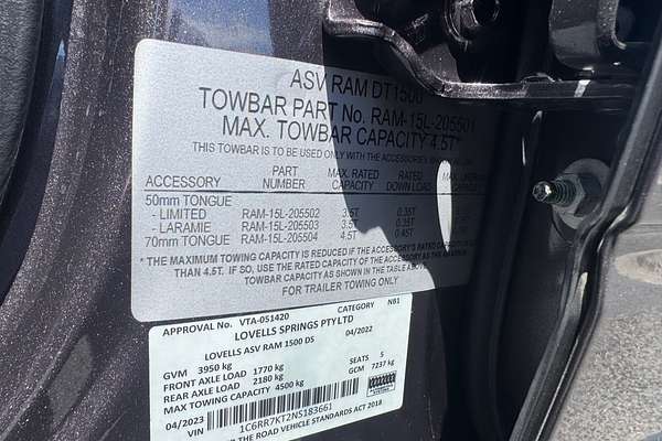 2022 RAM 1500 Express DS 4X4 SWB