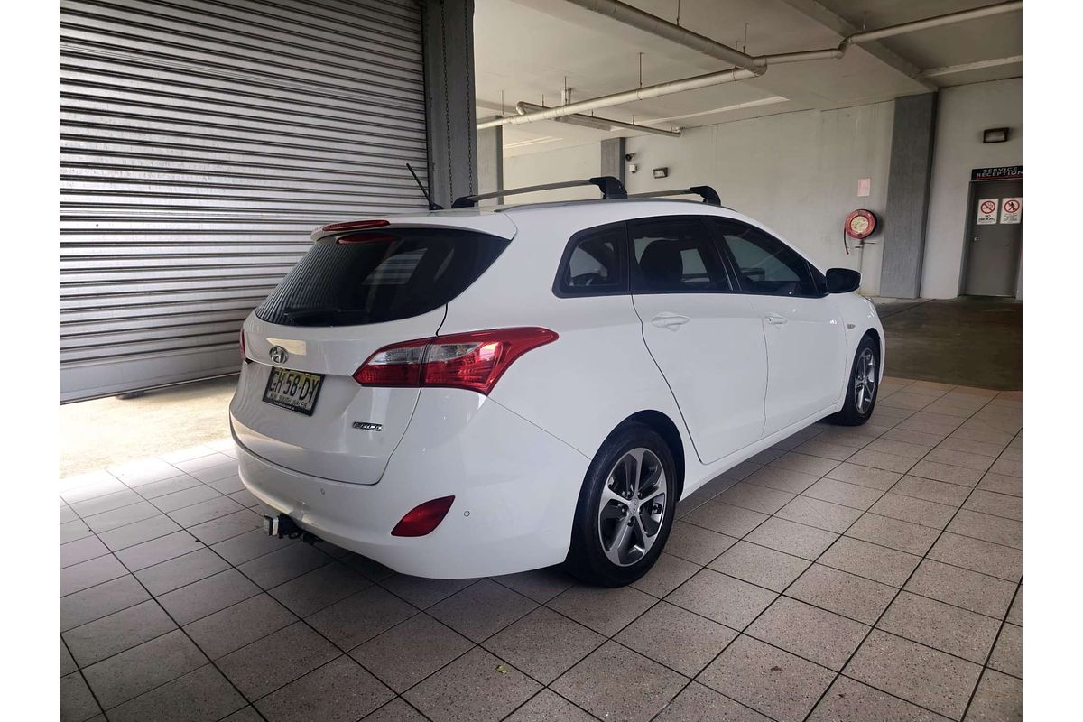 i30 GD TOURER ACTIVE 1.6 CRDi 1.6L DT4 DIESEL TURBO F/INJ 6 SP AUTOMATIC 4D WAGON 