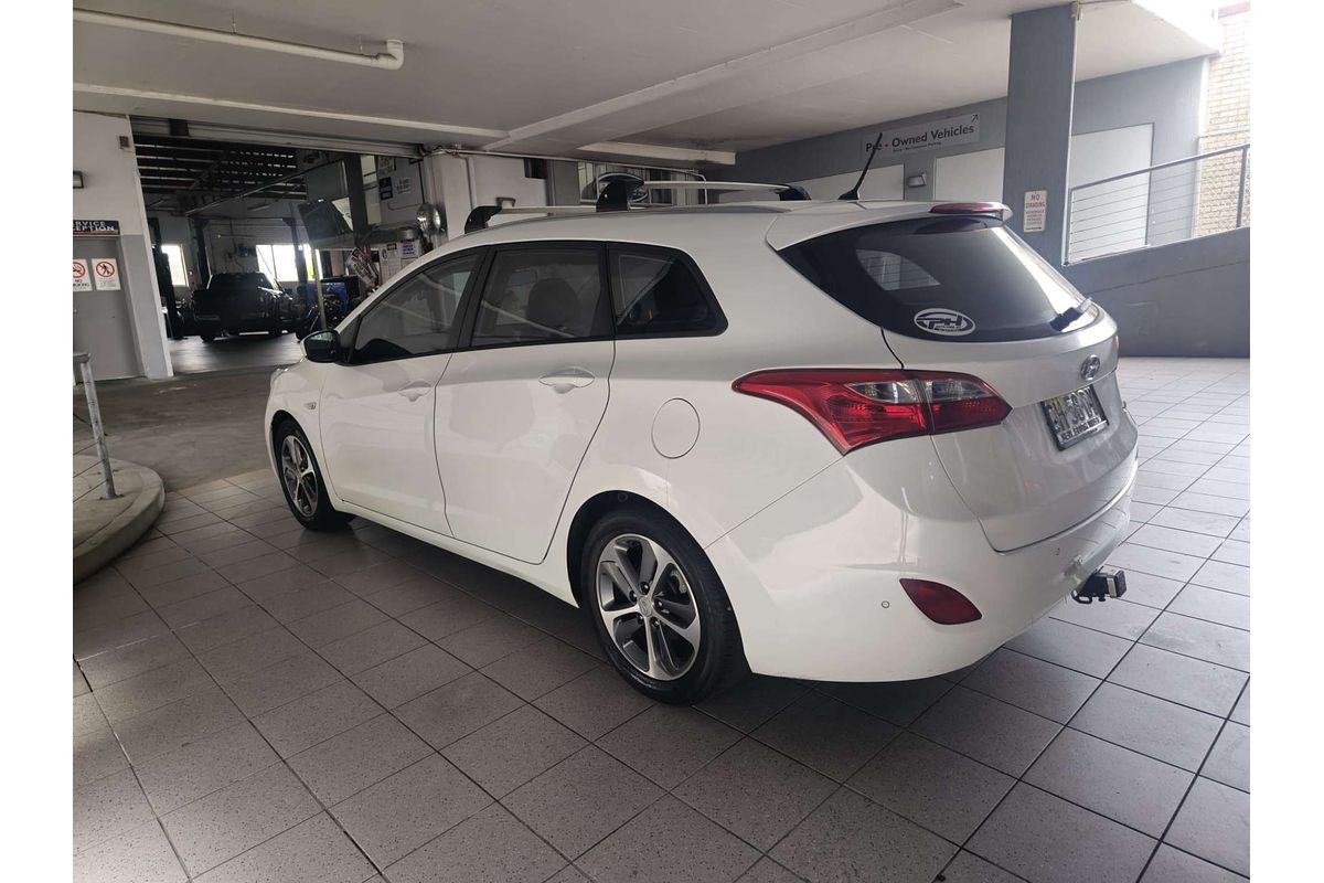 i30 GD TOURER ACTIVE 1.6 CRDi 1.6L DT4 DIESEL TURBO F/INJ 6 SP AUTOMATIC 4D WAGON 