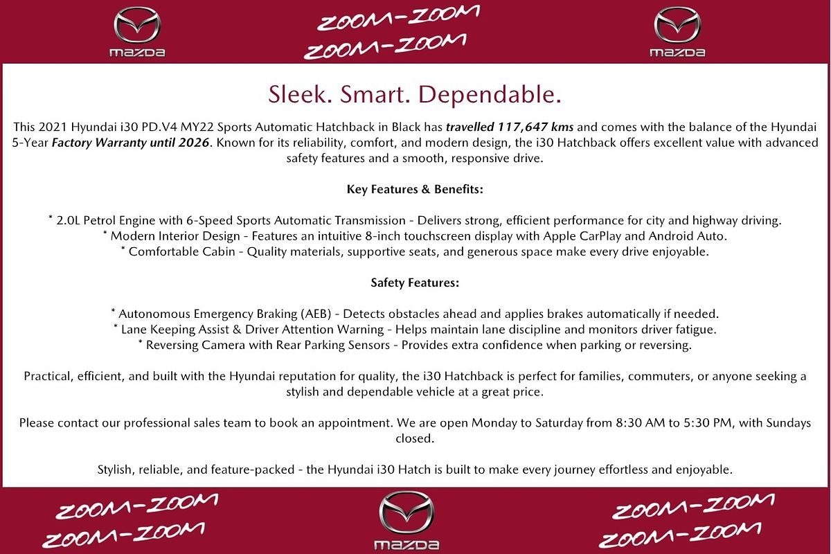 2021 Hyundai i30 PD.V4