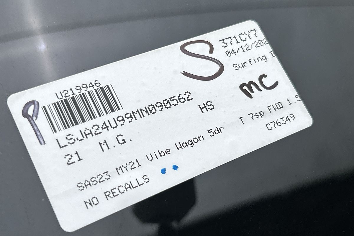 2021 MG HS Vibe SAS23