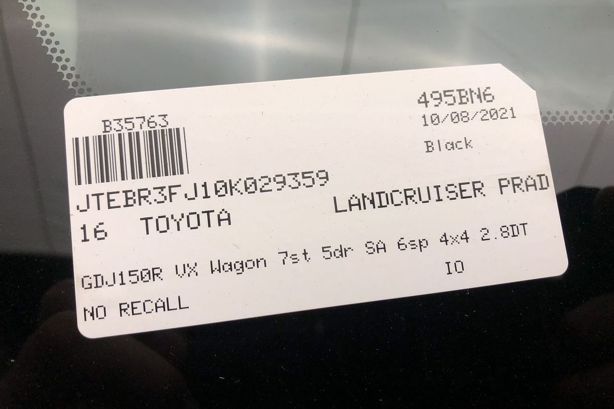 2016 Toyota Landcruiser Prado VX GDJ150R