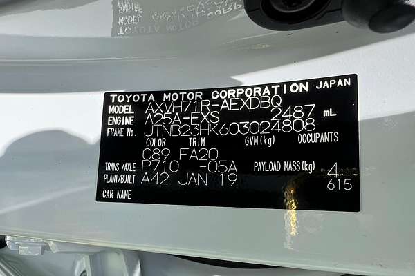 2019 Toyota Camry Ascent Sport AXVH71R