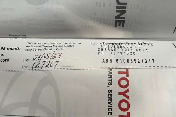 2008 Toyota Camry Altise ACV40R