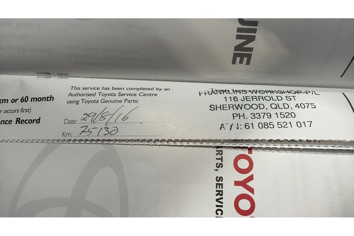 2008 Toyota Camry Altise ACV40R