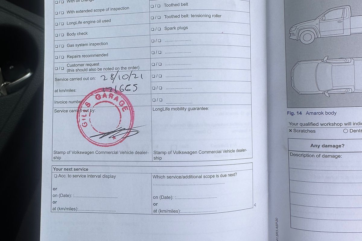 2014 Volkswagen Amarok TDI420 Highline 2H 4X4