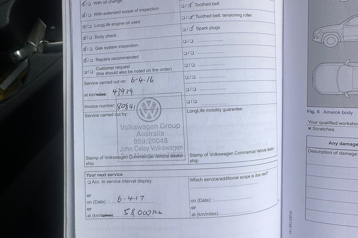 2014 Volkswagen Amarok TDI420 Highline 2H 4X4