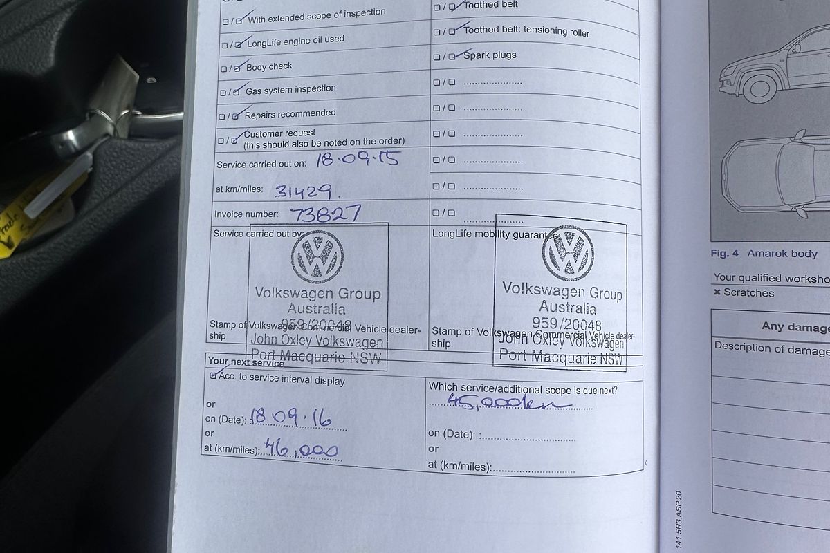 2014 Volkswagen Amarok TDI420 Highline 2H 4X4