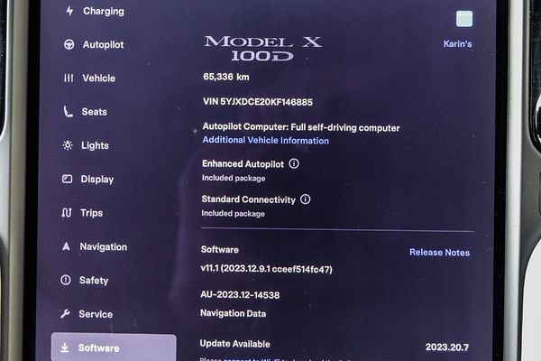 2019 Tesla Model X 100D EV/4WD/