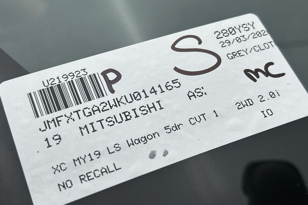 2019 Mitsubishi ASX LS XC