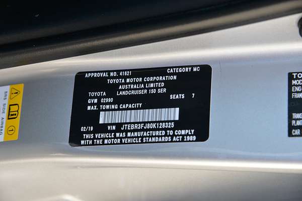 2019 Toyota Landcruiser Prado GXL GDJ150R