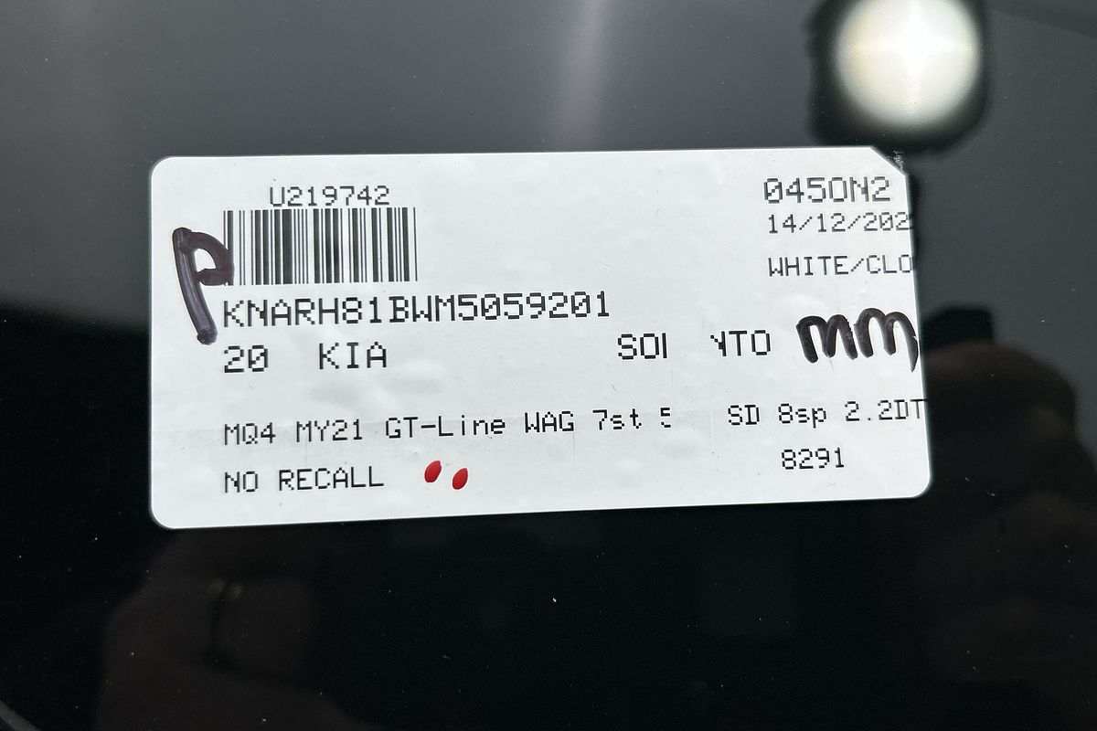 2020 Kia Sorento GT-Line MQ4