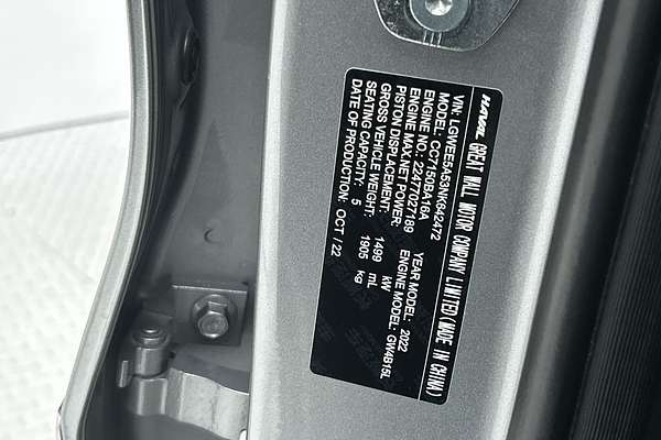 2022 GWM Haval Jolion S A01