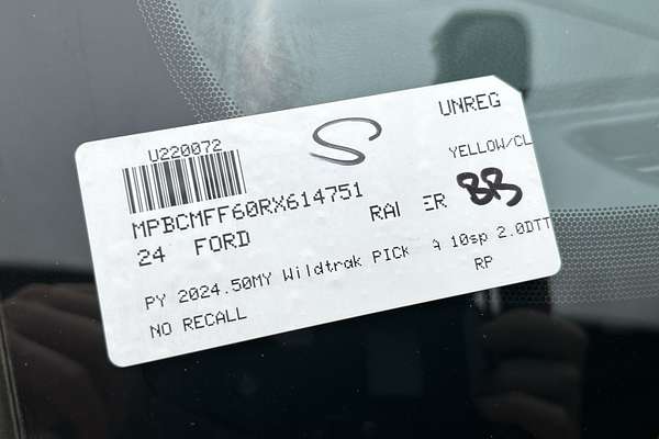 2024 Ford Ranger Wildtrak 4X4 2.0L thumb-23